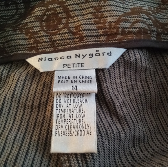 Bianca Nygard Textured Stretch Pants 14P - Picture 5 of 7
